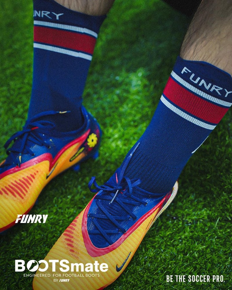 FUNRY Store Club Collection Soccer Grip Socks,Non-Slip Soccer Socks,Comfy Secure Fit For Football Running & Basketball(sizes:7-11) - Image 3